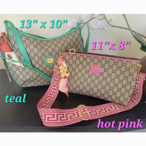 CHOICE OF One Authentic GucciPLUS vintage custom painted crossbody bag - Picture 1 of 16